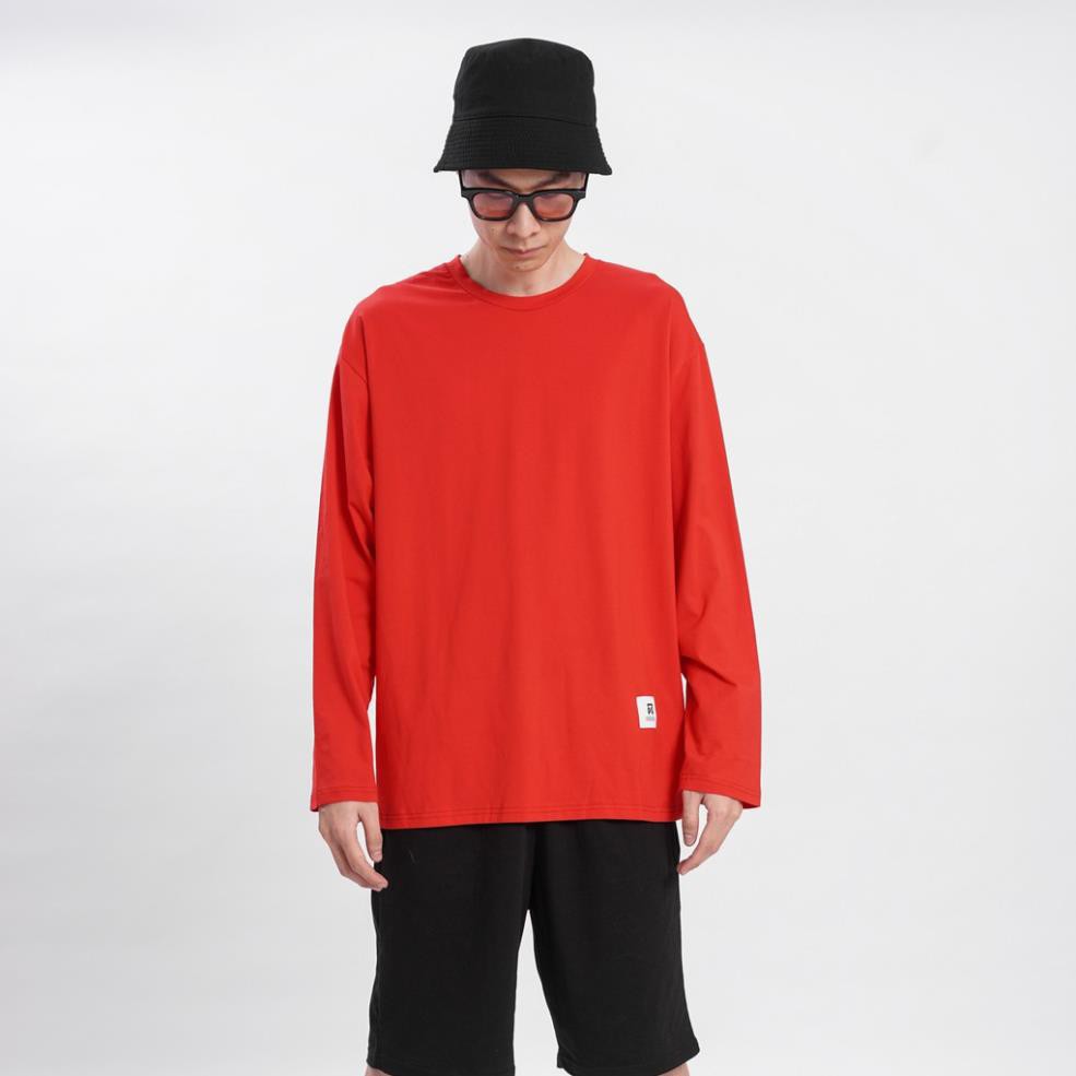 Áo thun DÀI TAY Unisex N7 Basic Tee phông trơn nam nữ lỡ oversize form rộng sweater ulzzang Hàn Quốc  ྇