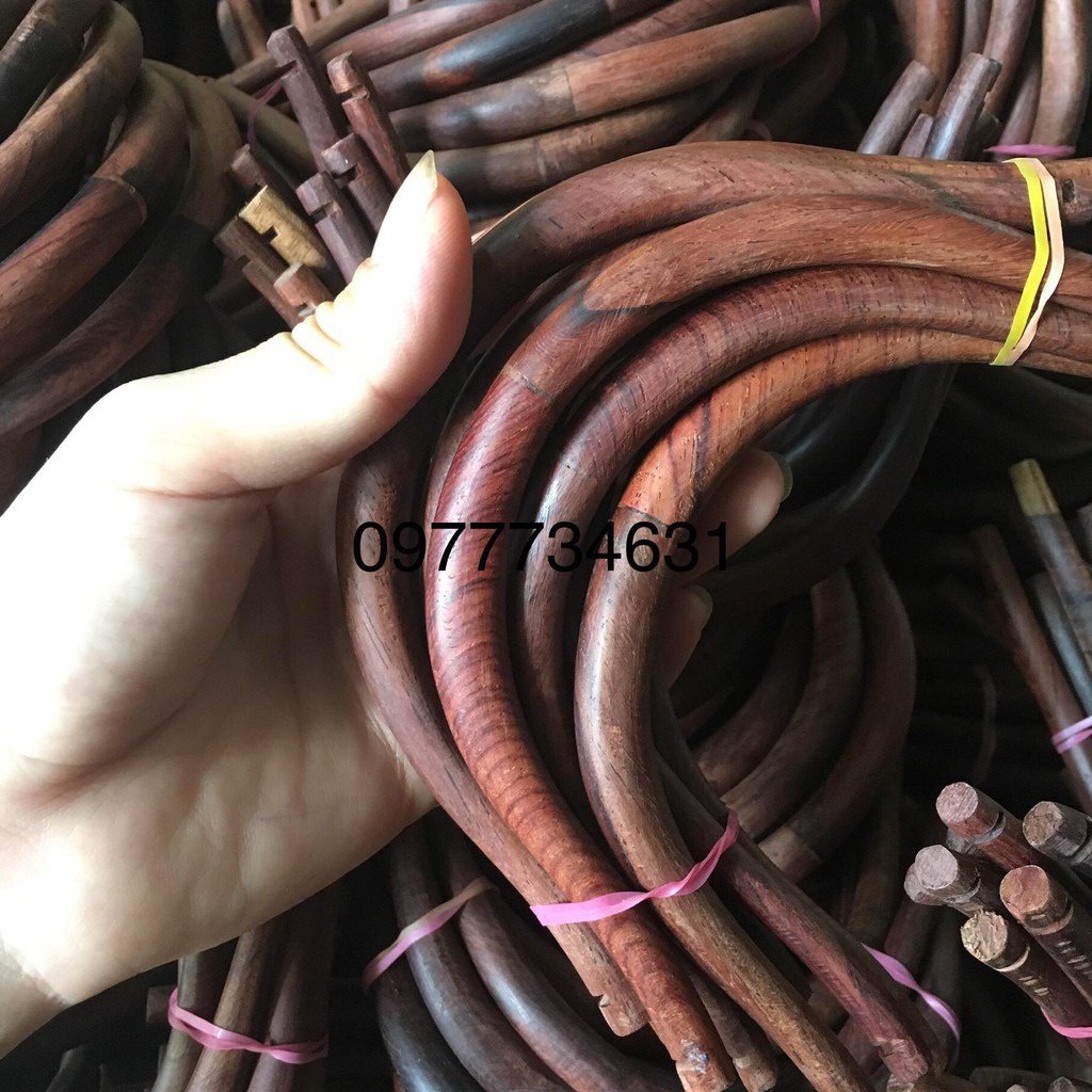 Cầu góc lồng chim chất liệu gỗ cẩm cao cấp siêu đẹp