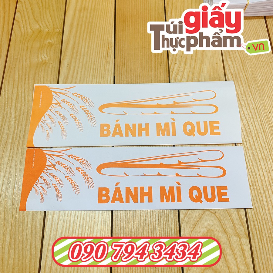 1000 Túi giấy đựng bánh mì que Fort 10 x 29 cm