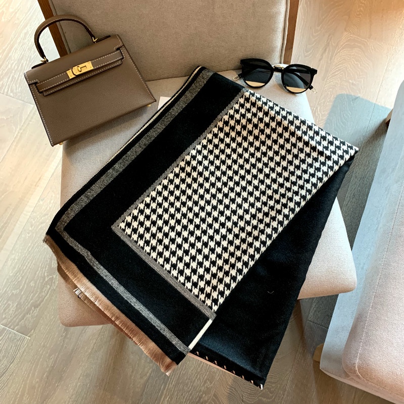 KH01 Khăn mùa đông chữ H cao cấp hàng loại 1 thời trang mẫu mới nhất 2023 190*65