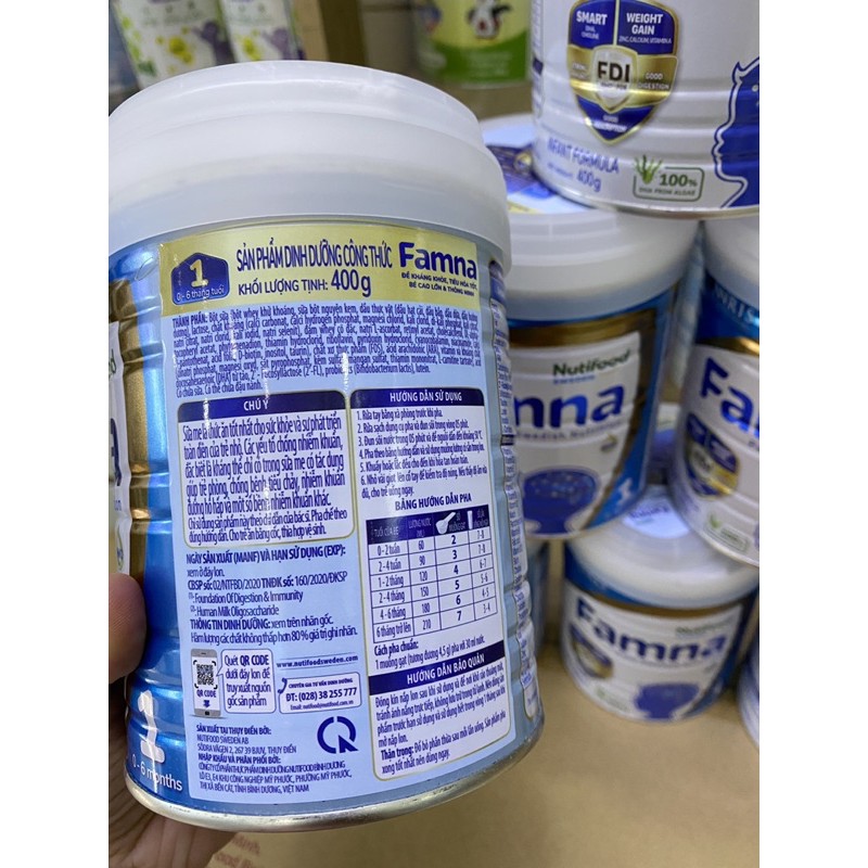 SỮA BỘT CAO CẤP NUTI FAMNA 400G