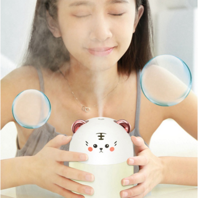 Máy Phun Sương Dùng Xông Tinh Dầu Hoặc Tạo Độ Ẩm Hình Hổ Con Ngộ Nghĩnh
