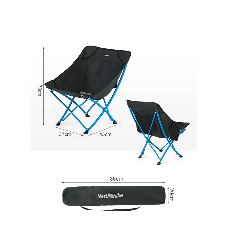 Ghế Xếp Câu Cá Dã Ngoại Naturehike YL04 NH18X004-Y Chịu Tải 120kg