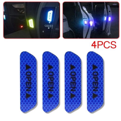 Bộ 4 miếng dán cửa xe hơi phản quang chống trượt chất lượng cao