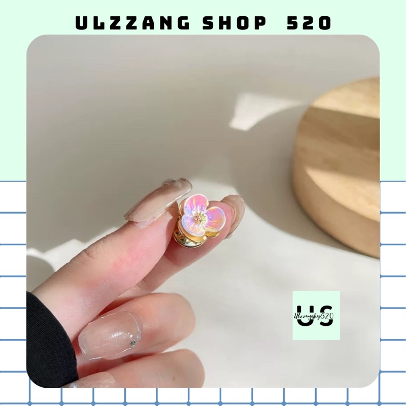Ghim cài áo hình hoa nhỏ tinh tế phụ kiện thời trang theo phong cách Hàn Quốc Ulzzangshop520