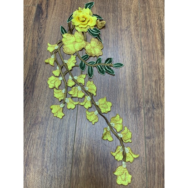 Bông thêu áo dài 3D