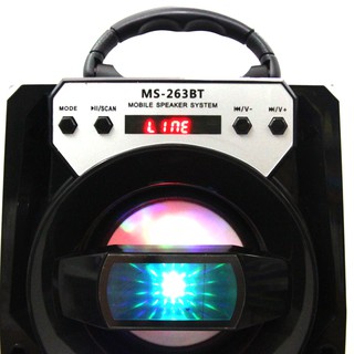 Loa gỗ Bluetooth xách tay MS-263BT