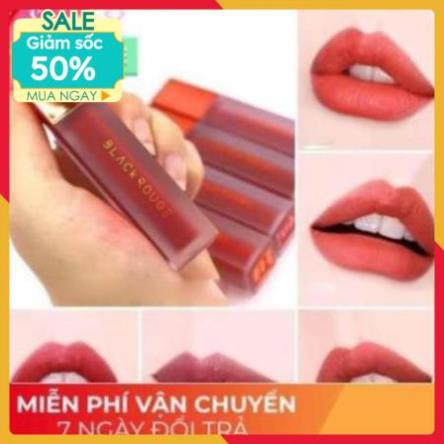 ❤SALE TO 50%❤ Son Black Rouge A06 ⚡️𝑯𝒂̀𝒏𝒈 𝑯𝒂𝒏𝒅𝒎𝒂𝒅𝒆⚡️ Màu Đỏ Gạch. | BigBuy360 - bigbuy360.vn