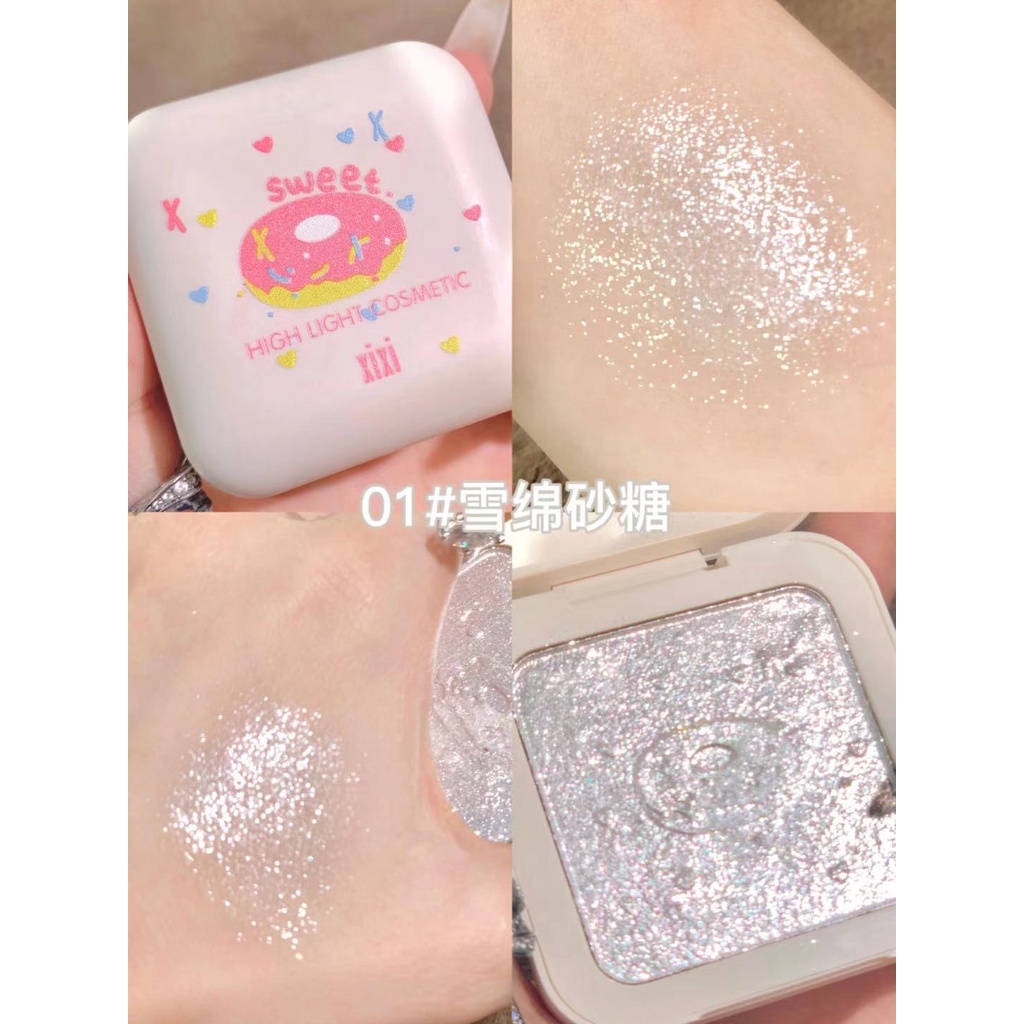 (Hàng Mới Về) Bảng Phấn Bắt Sáng 4 Màu Sắc Kết Hợp Thời Trang | BigBuy360 - bigbuy360.vn