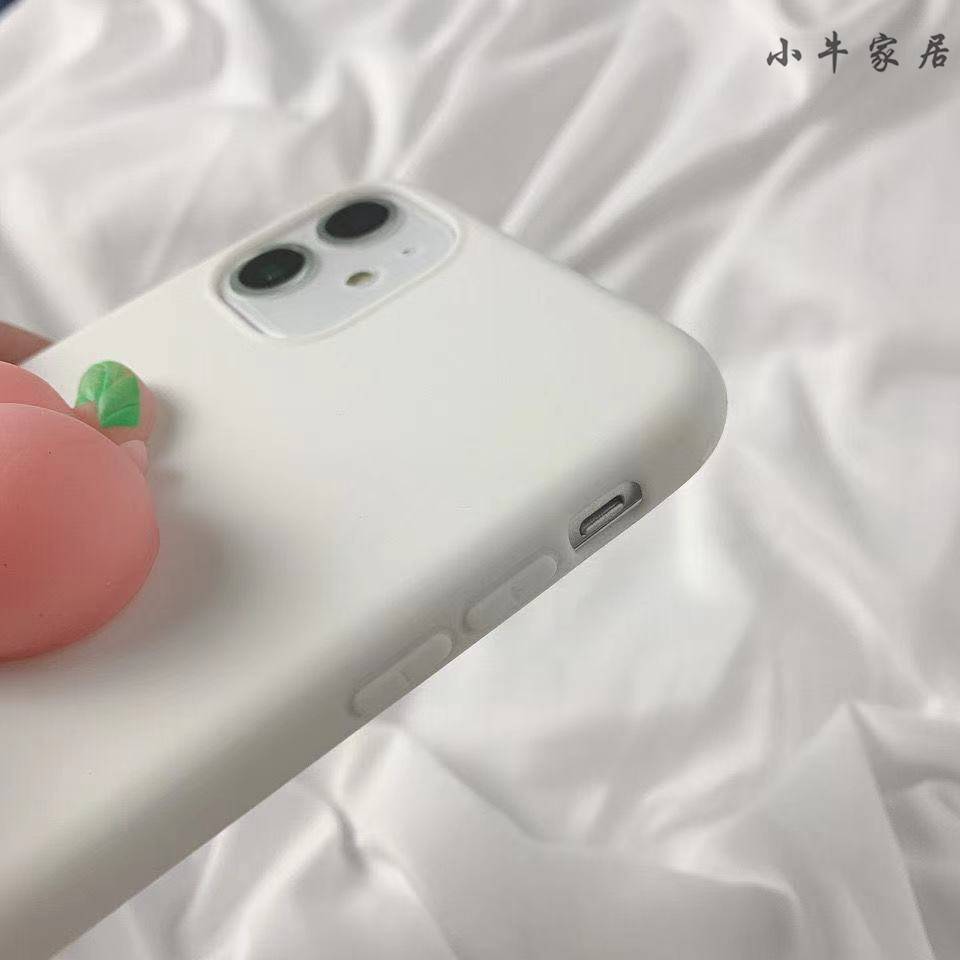 Ốp Điện Thoại Silicon Hình Trái Đào Xinh Xắn Cho Apple Iphone 12mini/ 11pro/ 12 Pro Max/ 11/ 11pro/ 7/ 8plus/ X/ Xr | BigBuy360 - bigbuy360.vn