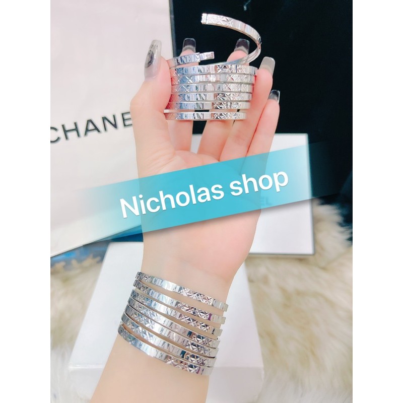 Vòng xi men hiệu mạ bạch kim sáng đẹp