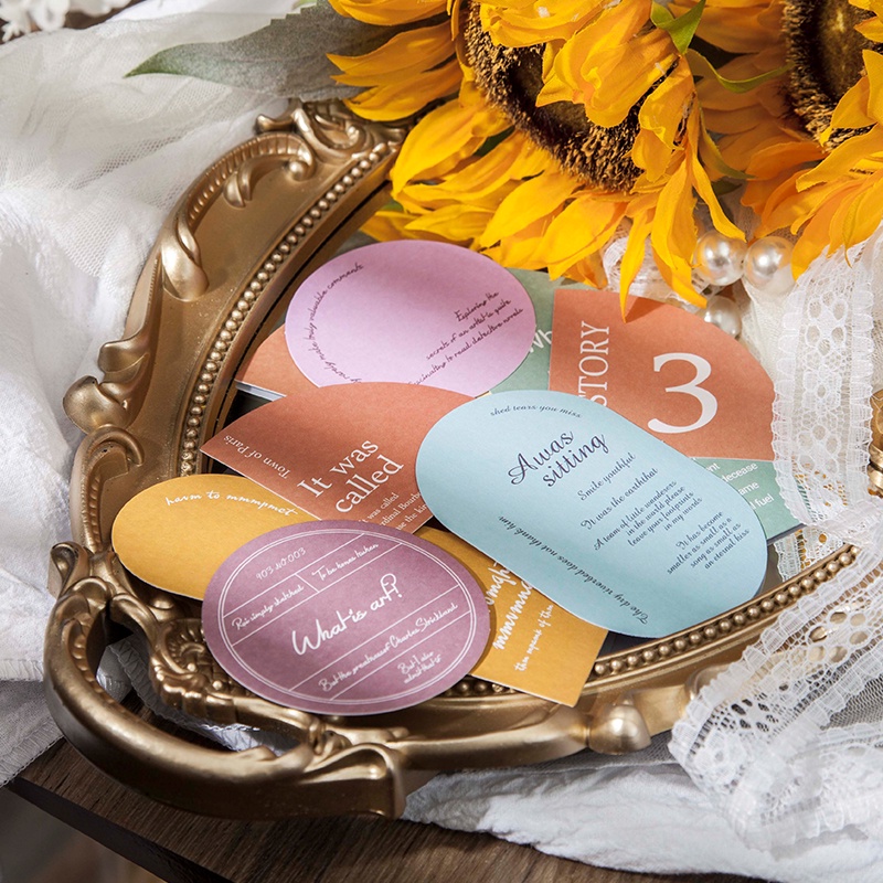 Ông. Set 30 Tờ Giấy Ghi Chú 8 Kiểu Dáng Khác Nhau Dùng Để Trang Trí Tường