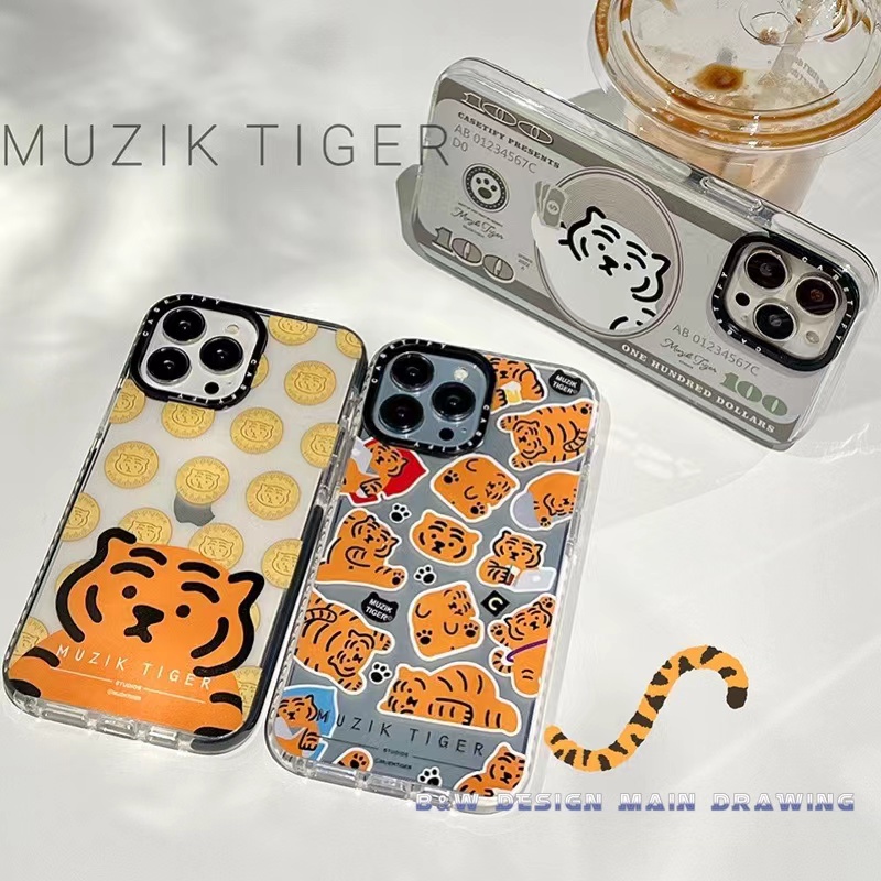 Ốp Điện Thoại Mềm Trong Suốt Chống Sốc Hình Hổ Dễ Thương Cho iPhone 13 12 11 Pro MAX IX XS MAX XR iPhone 6 6s 7 i8 Plus