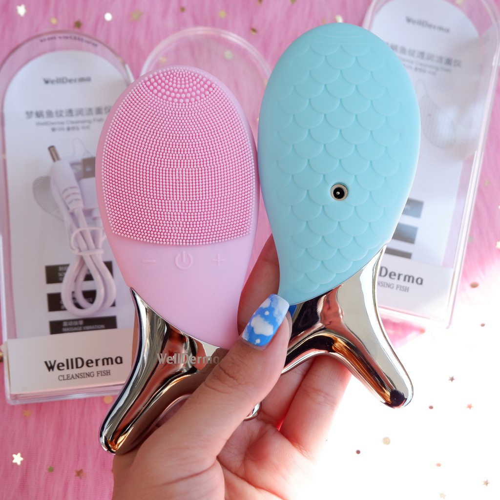 [Mã COS1505 giảm 8% đơn 300K] Máy rửa mặt WellDerma hình con cá nhỏ gọn, tiện dụng Cleansing Fish Hàn Quốc NPP Shoptido | BigBuy360 - bigbuy360.vn