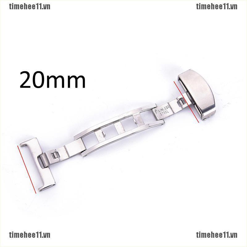 Móc Khóa Hình Bướm Bằng Thép Không Gỉ 18 / 20 / 22mm
