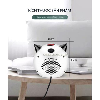 Bảo Hành 24 ThángQuạt Sưởi Mini, Máy Sưởi Ấm Đa Năng Để Bàn 500w Hình Thú Siêu Đáng Yêu, An Toàn Khi Sử Dụng