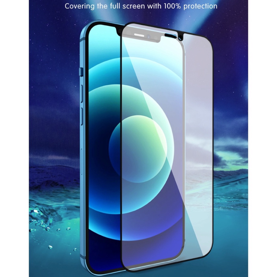 Wiwu iVista Glass - Kính cường lực full viền bảo vệ màn hình cho Ap-pleIP 13 Pro Max,  12 Pro Max,  11 Chống mẻ cạnh