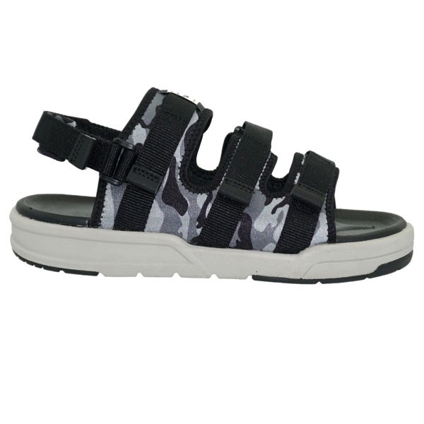 Giày Sandal 2 Quai Ngang Vento 1001 đen xám camo