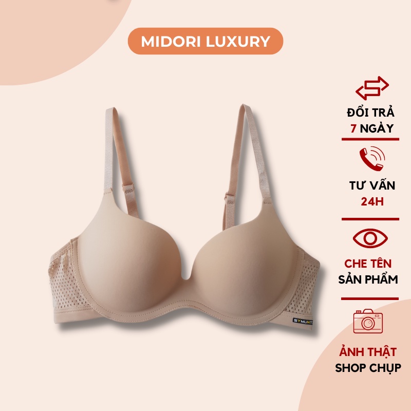 Áo Lót Nữ Su Đúc Không Gọng Thông Hơi, Áo Ngực Nâng Ôm Trọn Ngực Cao Cấp S11