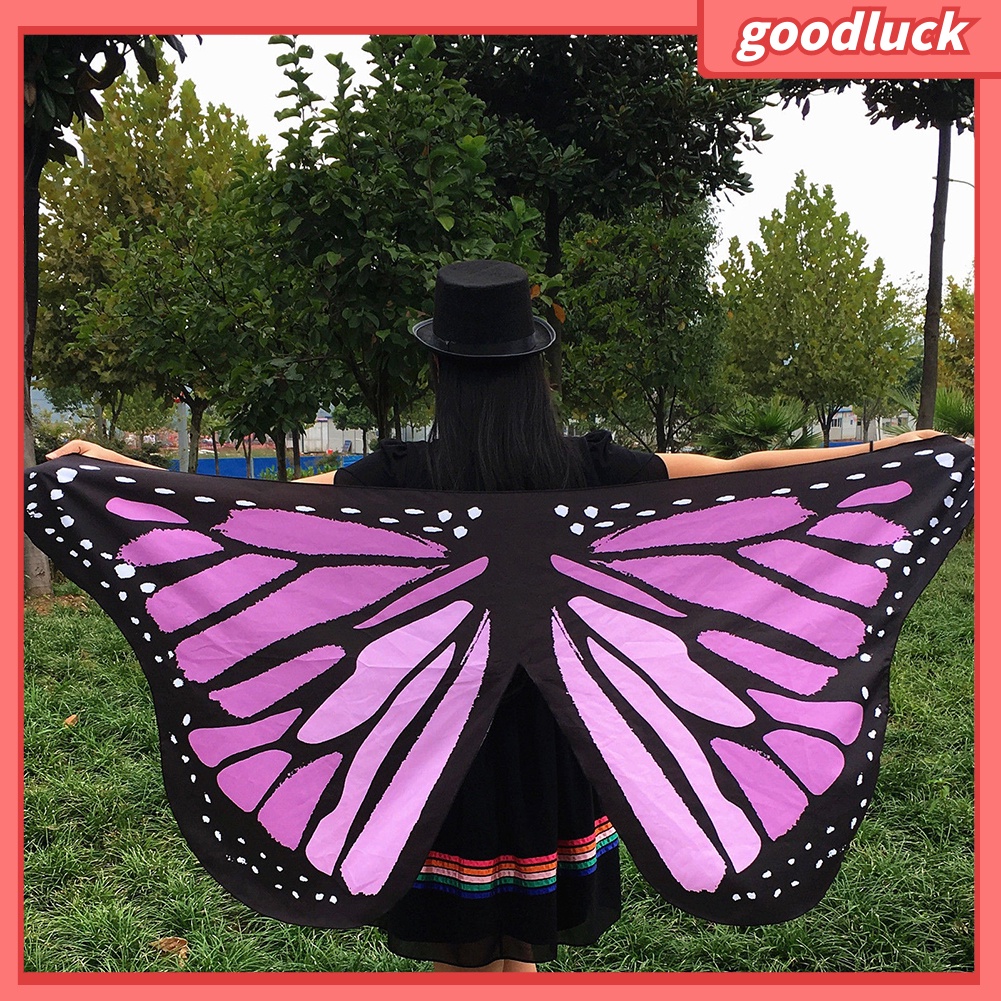 Khăn choàng hình cánh bướm nhiều màu độc đáo