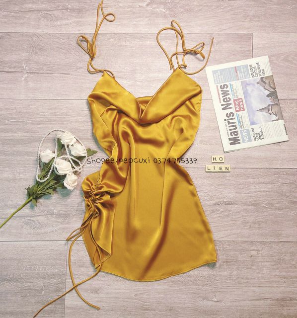 Váy Ngủ lụa Cao Cấp Sexy