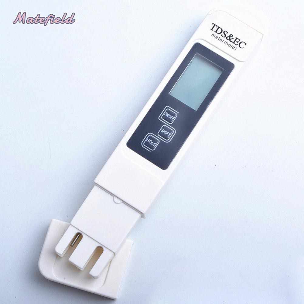 Portable 3 in 1 LCD Digital TDS EC PPM Water Quality Meter Tester Pen