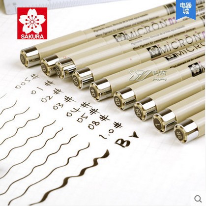 Bút line đi nét Micron, Bút line Micron kháng nước màu đen-Dụng cụ vẽ Tâm Tâm