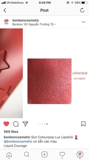 Son Colourpop Lux Lipstick