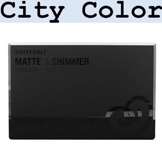 BẢNG MÀU MẮT CITY COLOR MATTE & SHIMMER 24 SHADE SHADOW PALETTE Daily_Essentials
