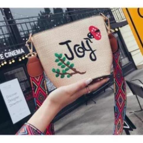 Túi xách cối thổ cẩm joy green – túi xách mini thêu thổ cẩm cao cấp – túi đựng đồ mini - túi thêu xương rồng thổ cẩm