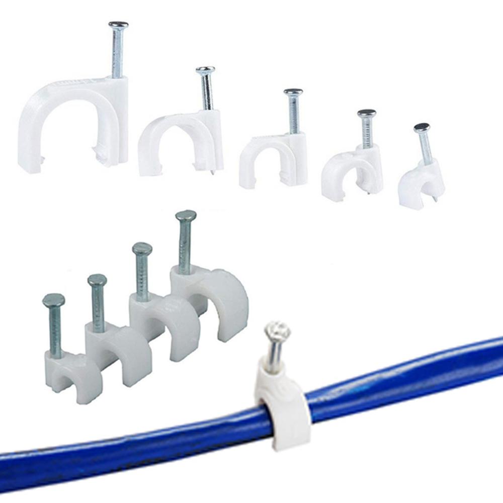 Kẹp Giữ Dây Cáp Hình Tròn Bằng Nhựa Chuyên Dụng