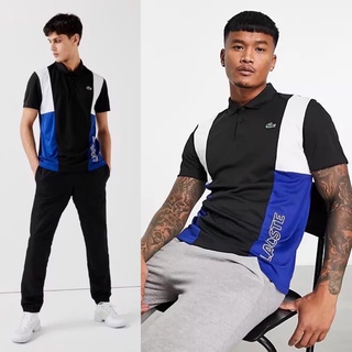 Áo Lacoste polo cotton cá sấu xuất xịn, áo cổ bẻ phối màu unisex nam nữ mặc couple