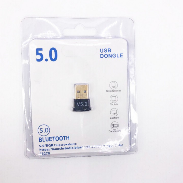 USB Bluetooth 5.0 bổ sung bluetooth cho máy tính để bàn, cho laptop USB DONGLE Bluetooth 5.0 - 5.0 Bluetooth Adapter