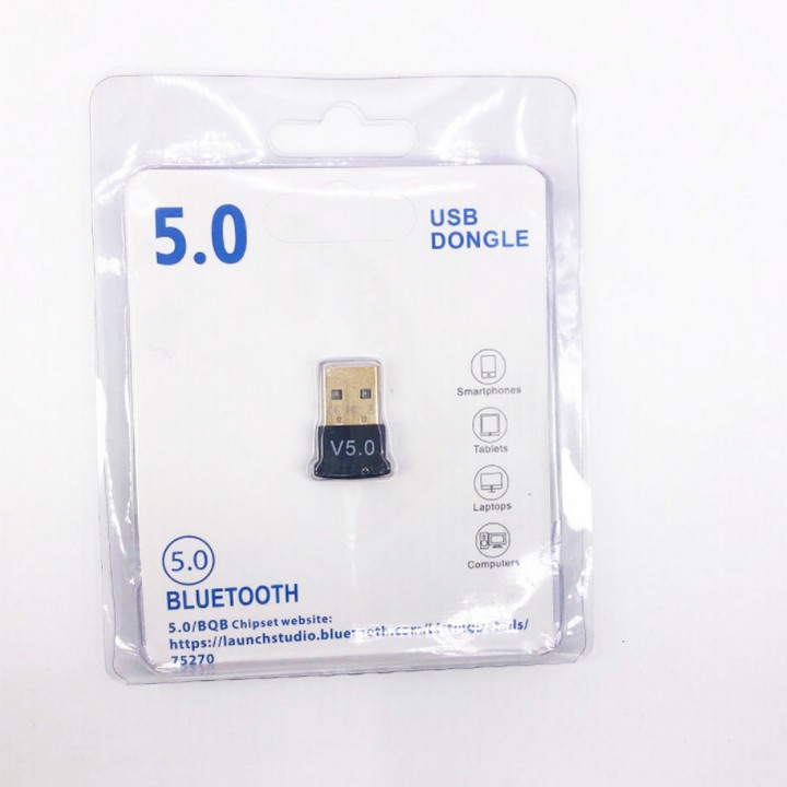 USB Bluetooth 5.0 bổ sung bluetooth cho máy tính để bàn, cho laptop USB DONGLE Bluetooth 5.0 - 5.0 Bluetooth Adapter | BigBuy360 - bigbuy360.vn