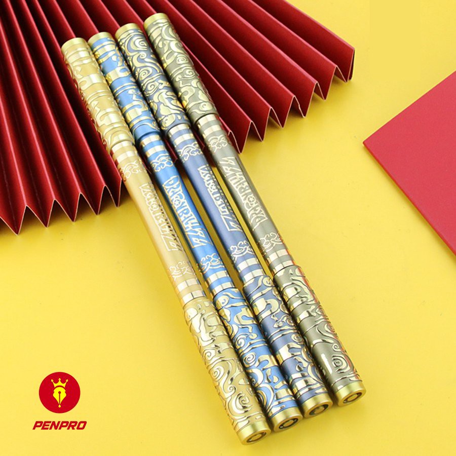 Bút gậy tôn ngộ không, 2 đầu ngòi viết, 2 đầu tẩy mực xóa