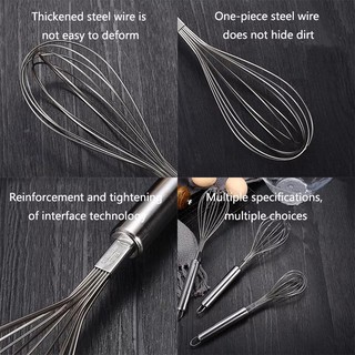 Phới lồng đánh trứng inox cứng 25cm