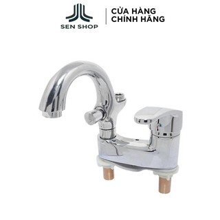 Bộ vòi chậu lavabo kết hợp sen tắm nóng lạnh - sen liền vòi - vòi chậu liền sen 4018