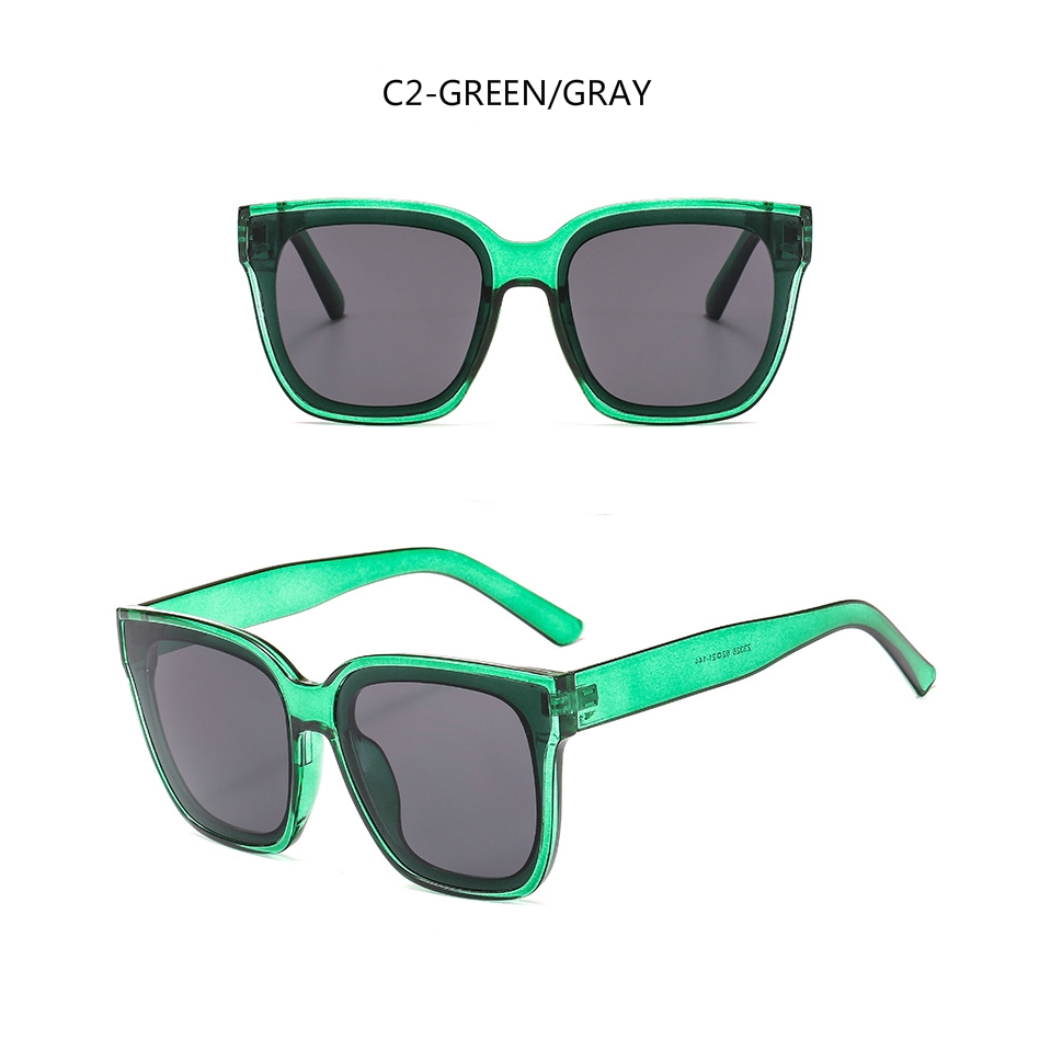 Kính mát khung hình vuông lớn của Hàn Quốc cho nam và nữ