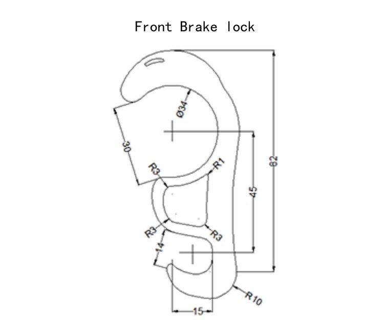 Móc Khóa Thắng An Toàn Cho Xe Đạp / Xe Máy