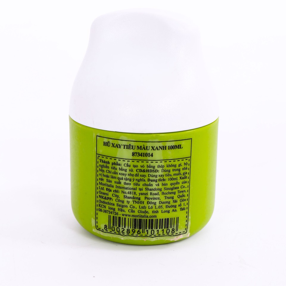 Hũ Xay Tiêu Moriitalia 87341014 Màu Xanh 100Ml