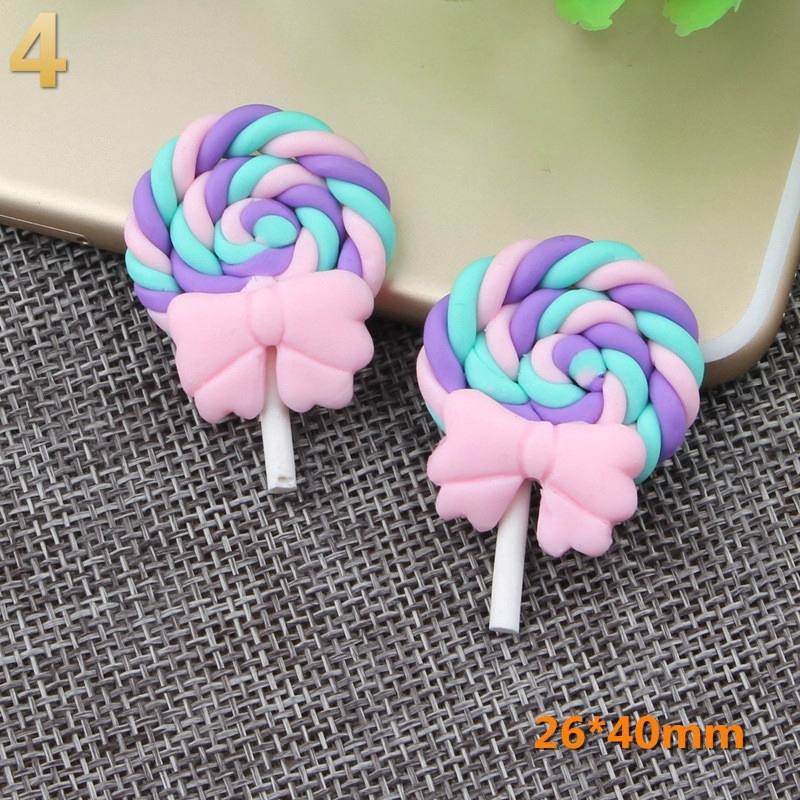 Set 5 Phụ Kiện Đất Sét Nhân Tạo Dễ Thương Trang Trí Sổ Tay