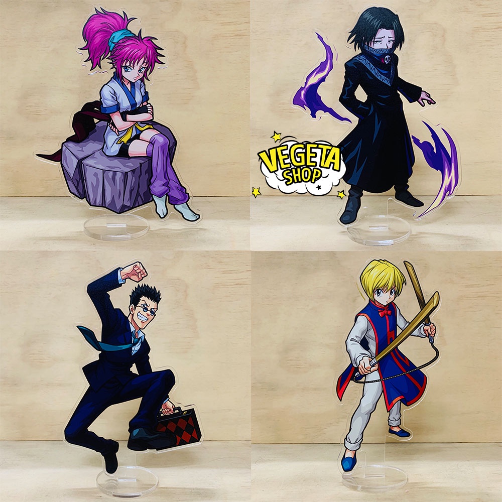 Mô Hình Tượng Standee Acrylic Mica 2 mặt - Hunter X Hunter - Gon Killua Kurapika Leorio Hisoka Genei Ryodan Feitan Machi