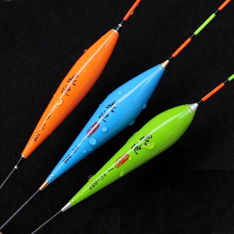 Phao Câu Đài, Câu Đơn Câu Cá làm từ gỗ linh sam siêu nhẹ đầy đủ màu sắc...-Đồ Câu DHS