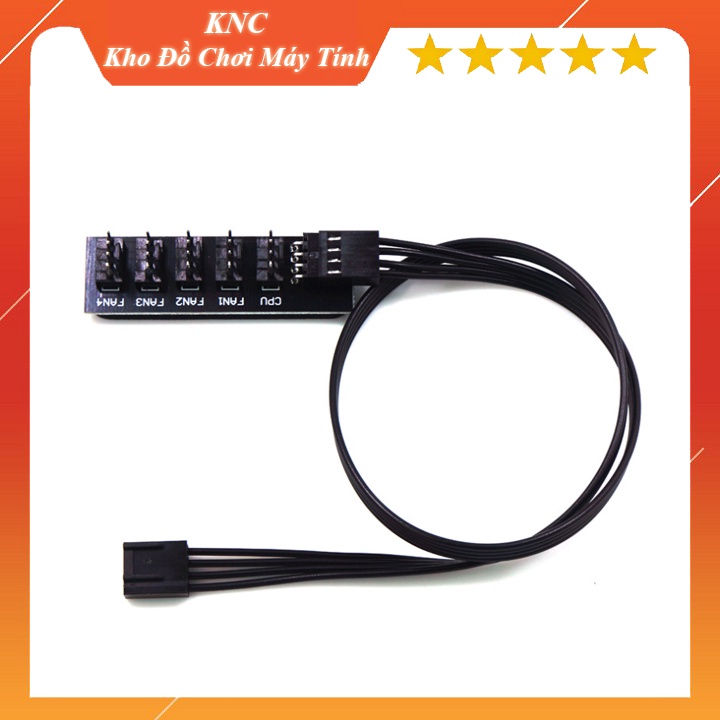 Bộ Hub Mini Chia Quạt 4 Pin PWM Điều Tốc Theo Quạt CPU