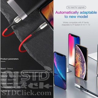 [CÁP IP]DÂY CÁP SẠC BASEUS HORIZONTAL DATA HÀNG CHUẨN