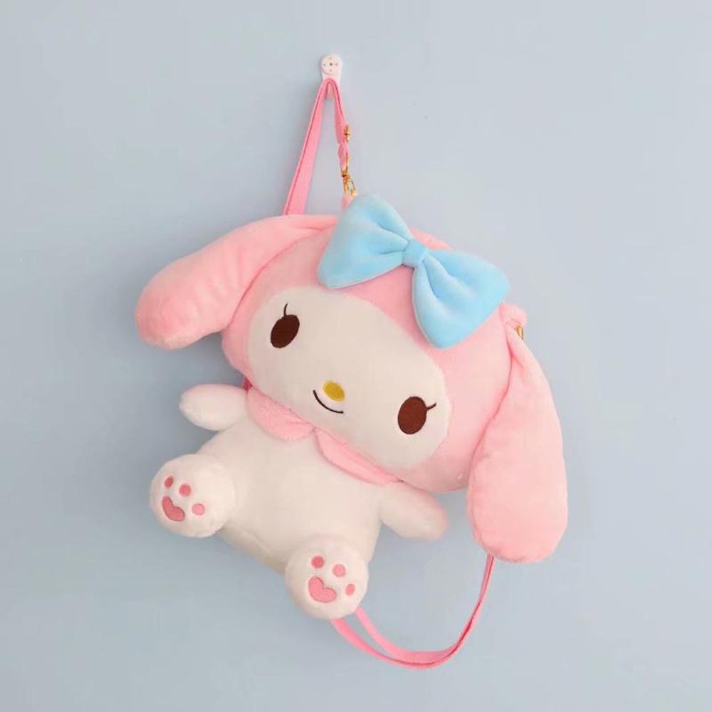 Balo hình nhân vật hoạt hình Kuromi nhồi bông dễ thương đáng yêu cho bé