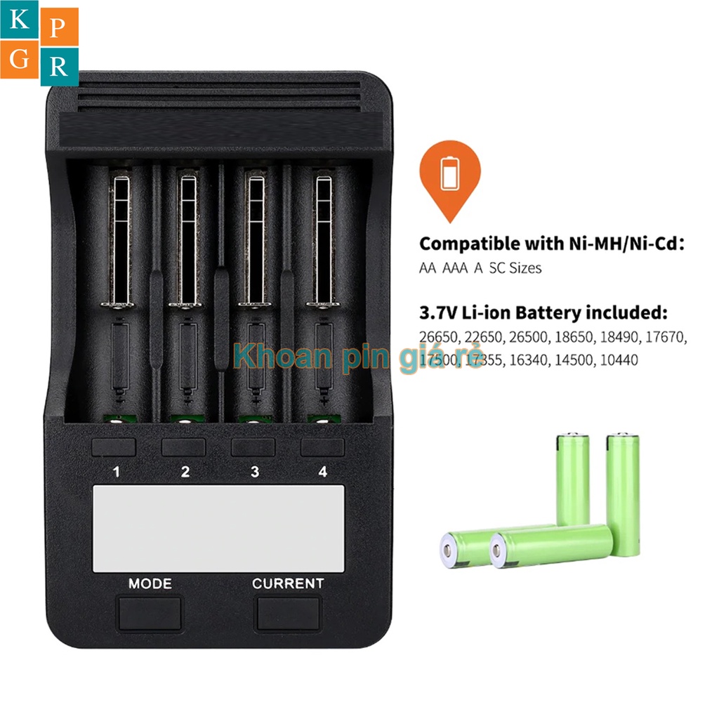 Sạc và test dung lượng pin đa năng Liitokala Lii-500