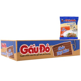 Cháo thịt bằm Gấu Đỏ gói 50g