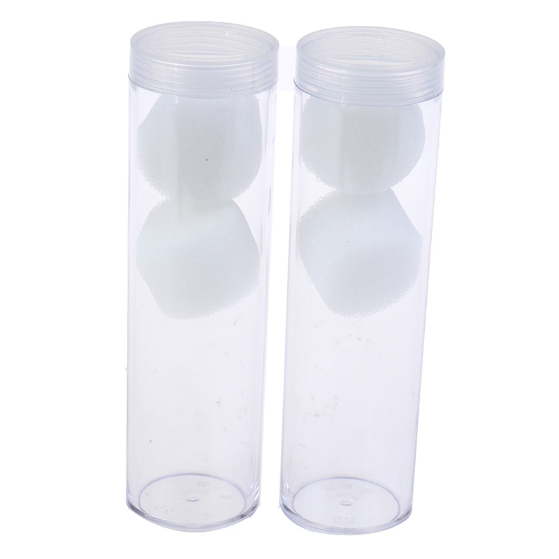 Bộ 2 Ống Nhựa Trong Suốt Đựng Tiền Xu Tiện Dụng