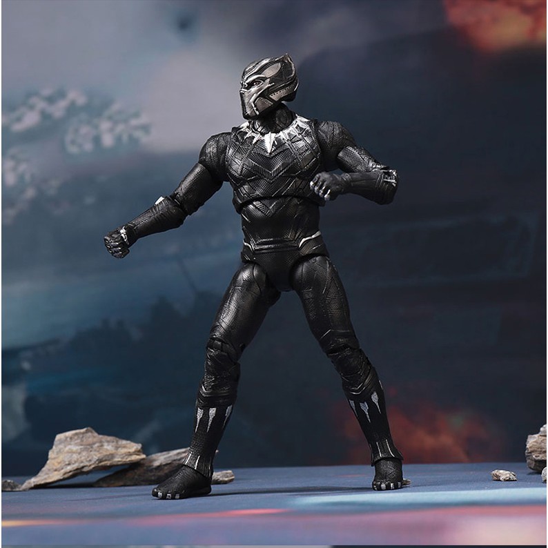 Mô hình Black Panther Captain America Civil War ZD Toys 17cm Avengers